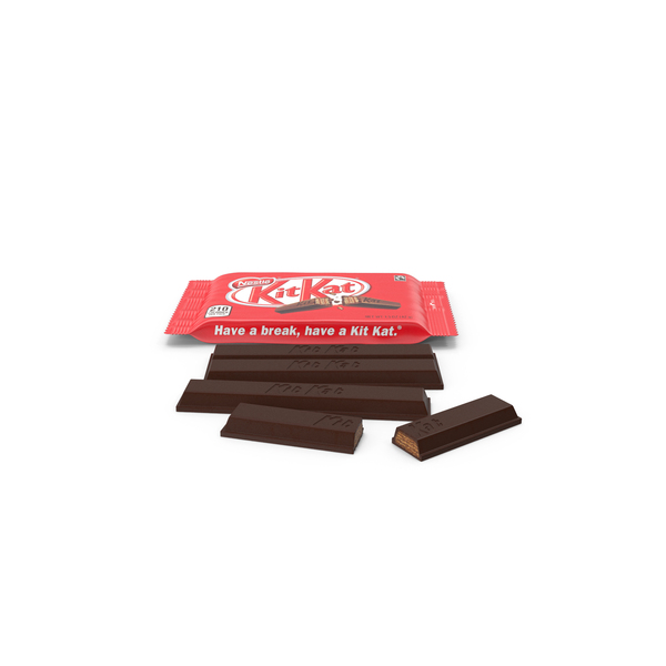 Chocolate Bar: KitKat Packaging With Bars PNG & PSD Images