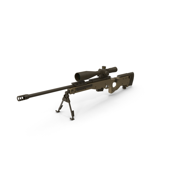 Sniper Rifle: L96A1(338 Lapua Magnum) 05 PNG & PSD Images