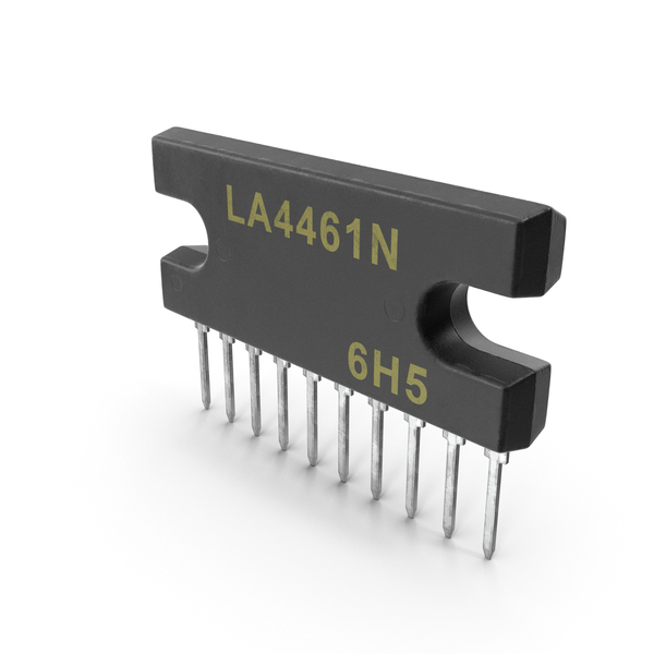 LA4461N IC LA4461 Audio Amplifier Circuit PNG & PSD Images LA4461N IC LA4461 Audio Amplifier Circuit PNG & PSD Images