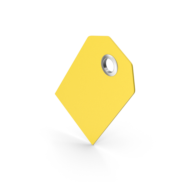 Luggage Tag: Label Yellow PNG & PSD Images