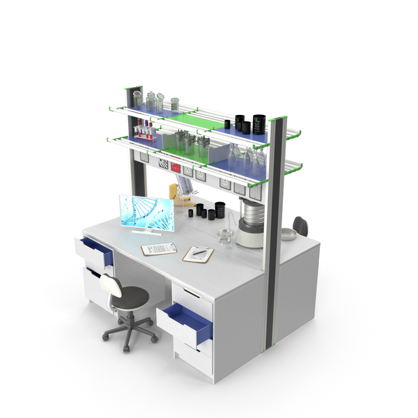 Workstation: Laboratory Table PNG & PSD Images