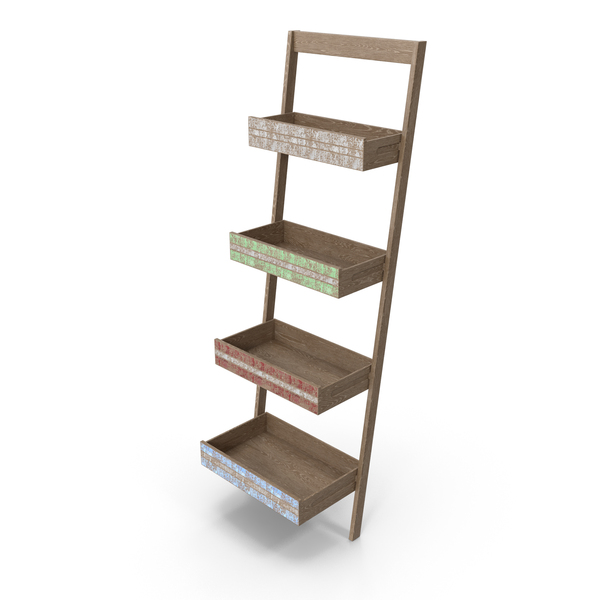 Ladder Bookcase PNG & PSD Images Ladder Bookcase PNG & PSD Images
