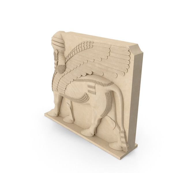 Lamassu Sculpture PNG & PSD Images Lamassu Sculpture PNG & PSD Images