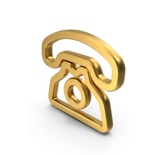 Logo: Landline Phone Gold Symbol PNG & PSD Images Logo: Landline Phone Gold Symbol PNG & PSD Images