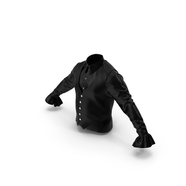 Suit: Lantern Sleeves Shirt with Vest PNG & PSD Images Suit: Lantern Sleeves Shirt with Vest PNG & PSD Images
