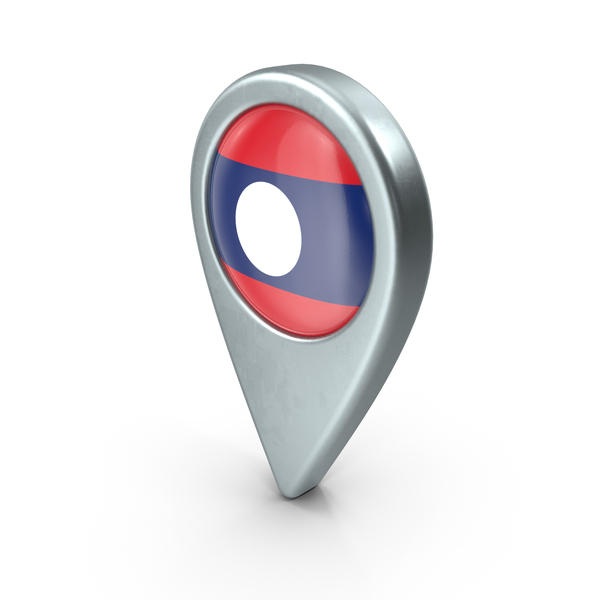 Laos Location Pin With Flag PNG Images & PSDs for Download | PixelSquid ...