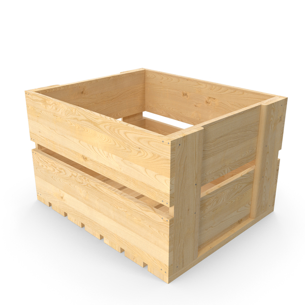Crate: Large High Wooden Fruit Packaging of Boards PNG & PSD Images