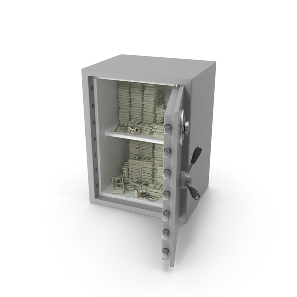 Large Safe with Dollar Stacks PNG & PSD Images Large Safe with Dollar Stacks PNG & PSD Images