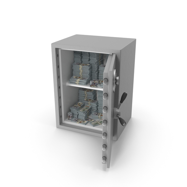 Large Safe with New Dollar Stacks PNG & PSD Images Large Safe with New Dollar Stacks PNG & PSD Images