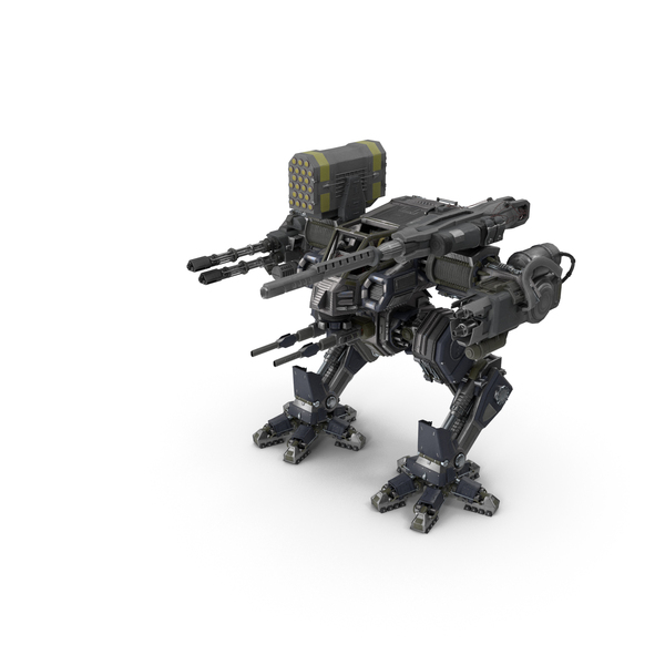 Futuristic Soldier: Large Walking Combat Machine with Pilot PNG & PSD Images Futuristic Soldier: Large Walking Combat Machine with Pilot PNG & PSD Images