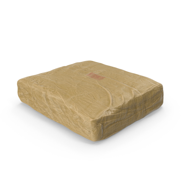 Large Wrapped Drug Brick PNG & PSD Images