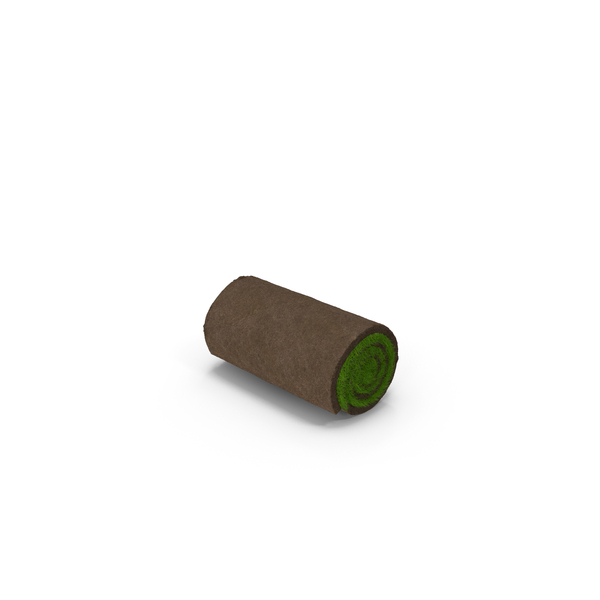 Grasses: Lawn Turf Roll Folded Fur PNG & PSD Images