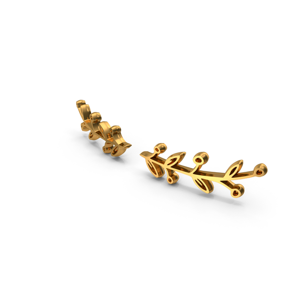 Onlay: Leaf Design Gold PNG & PSD Images Onlay: Leaf Design Gold PNG & PSD Images