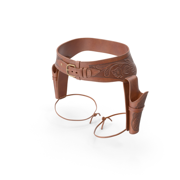 Leather Double Gun Belt PNG & PSD Images Leather Double Gun Belt PNG & PSD Images
