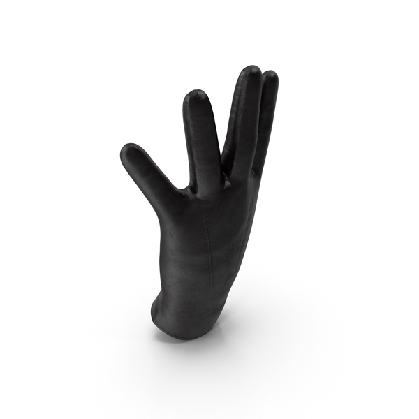 Gloves: Leather Glove Left 2 PNG & PSD Images