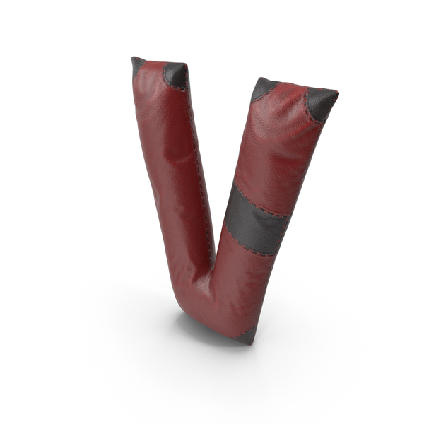 Language: Leather Letter V PNG & PSD Images Language: Leather Letter V PNG & PSD Images
