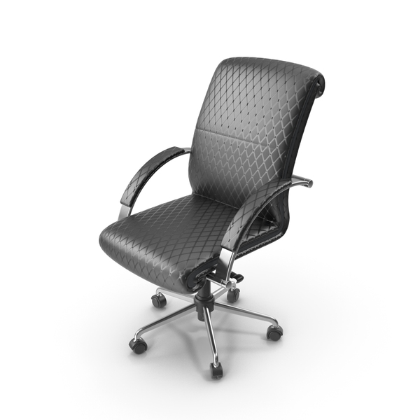 Leather Office Armchair With Wheels PNG Images & PSDs for Download ...