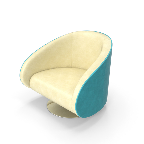 Arm Chair: Leather Rotating Armchair PNG & PSD Images