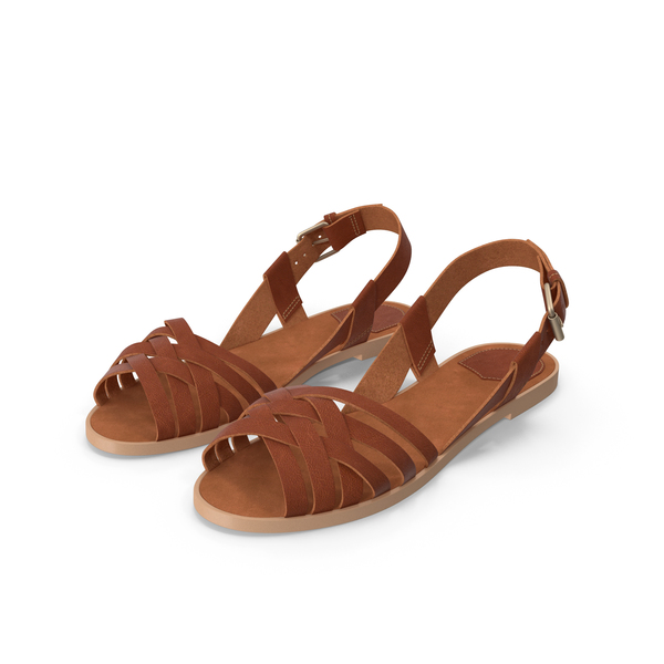 Leather Sandals PNG Images & PSDs for Download | PixelSquid - S113840002