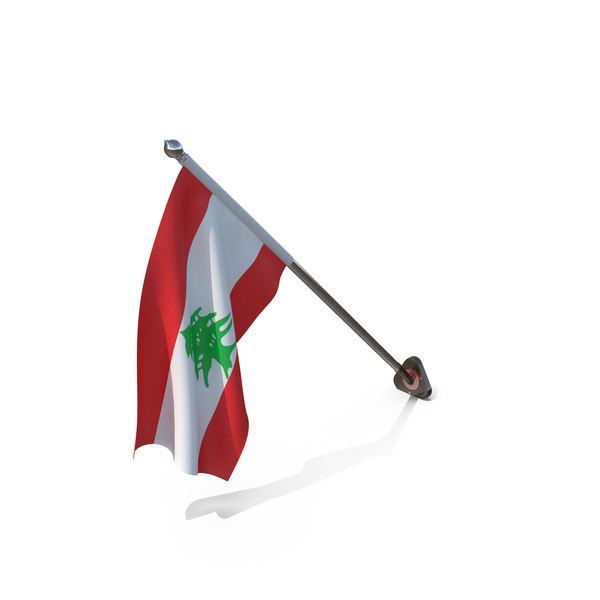 Lebanon Cloth Wall Mount Flag Stand PNG & PSD Images