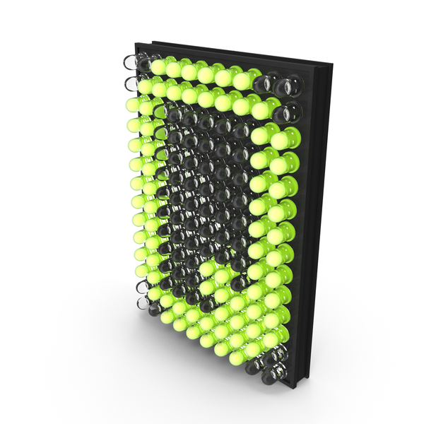 Symbols: LED Matrix Letter Q PNG & PSD Images