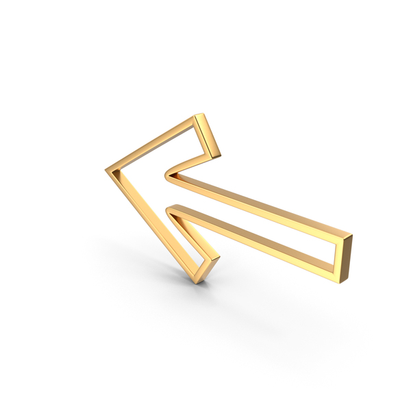 Directional: Left Arrow Gold PNG & PSD Images Directional: Left Arrow Gold PNG & PSD Images