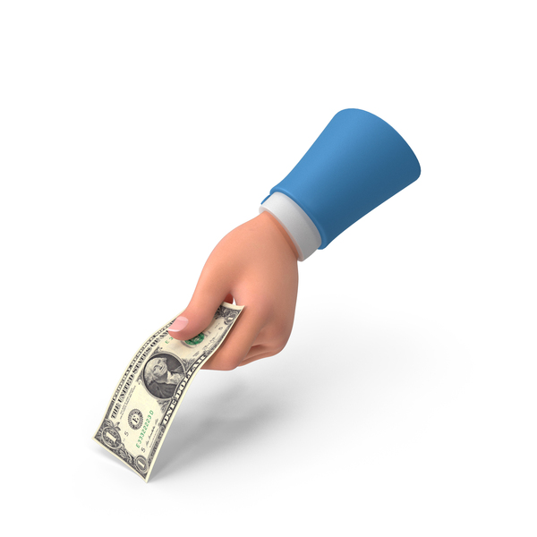 One Bill: Left Hand Giving US 1 Dollar Note Money PNG & PSD Images