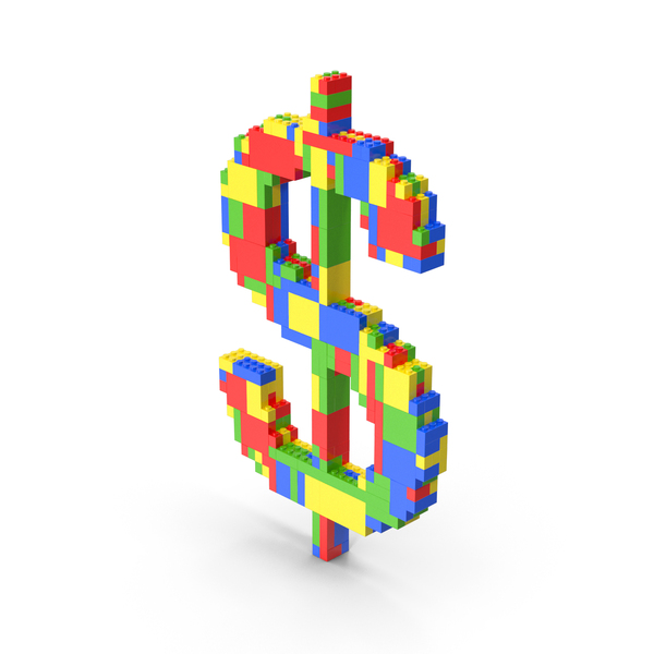 Currency Symbols: Lego Dollar Symbol PNG & PSD Images