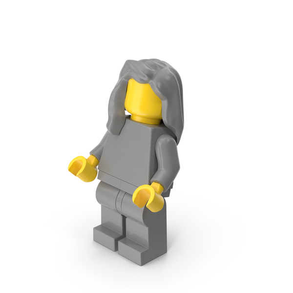 People: Lego Minifigure Female Bent Up PNG & PSD Images
