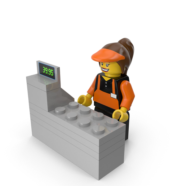 Lego Woman Cashier PNG & PSD Images Lego Woman Cashier PNG & PSD Images