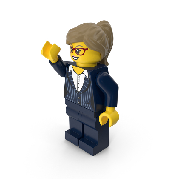 Toys: Lego Woman Executive Arms Up Down PNG & PSD Images