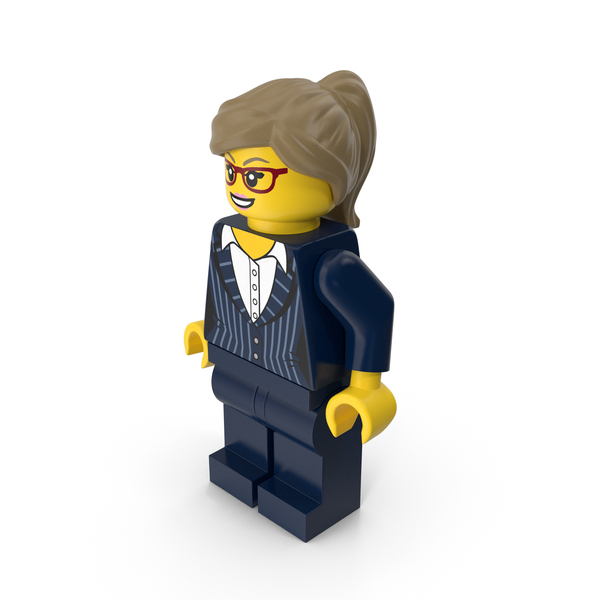 Toys: Lego Woman Executive With Arms Down PNG & PSD Images