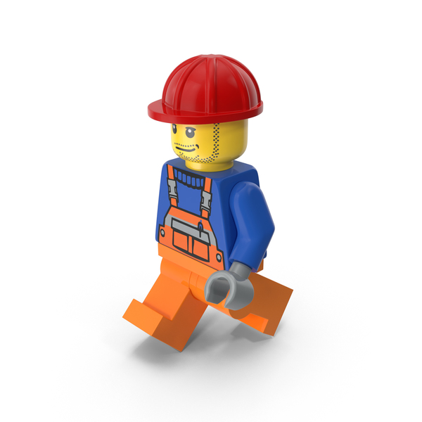 Lego Worker Walking PNG & PSD Images Lego Worker Walking PNG & PSD Images