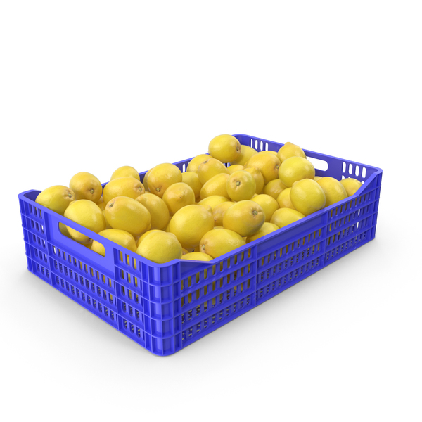 Lemon Plastic Crate PNG & PSD Images Lemon Plastic Crate PNG & PSD Images