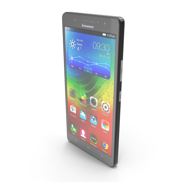Smartphone: Lenovo A7000 Onyx Black PNG & PSD Images Smartphone: Lenovo A7000 Onyx Black PNG & PSD Images