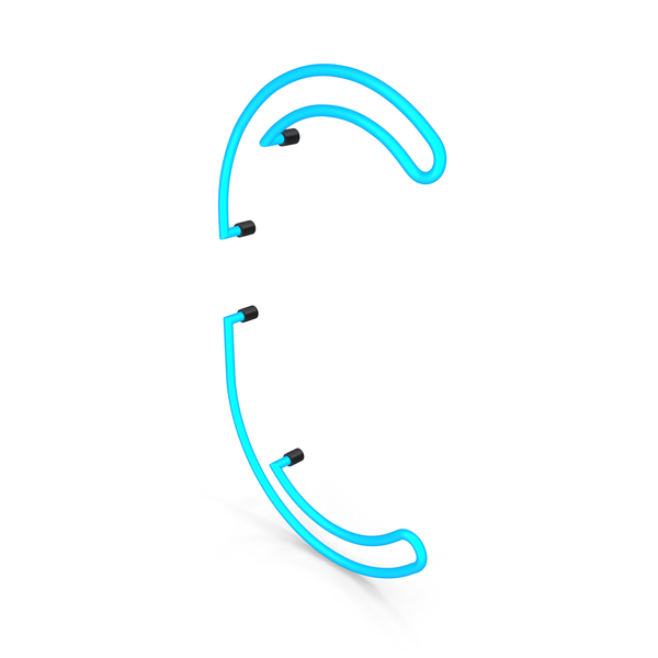 Light: Lette Blue Neon C PNG & PSD Images