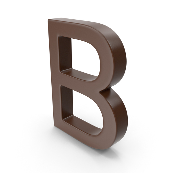 Letter B Brown PNG Images & PSDs For Download | PixelSquid - S115480455