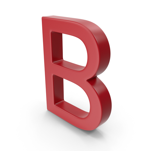 Language: Letter B Red PNG & PSD Images