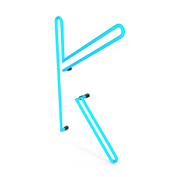 Light: Letter Blue Neon K PNG & PSD Images Light: Letter Blue Neon K PNG & PSD Images