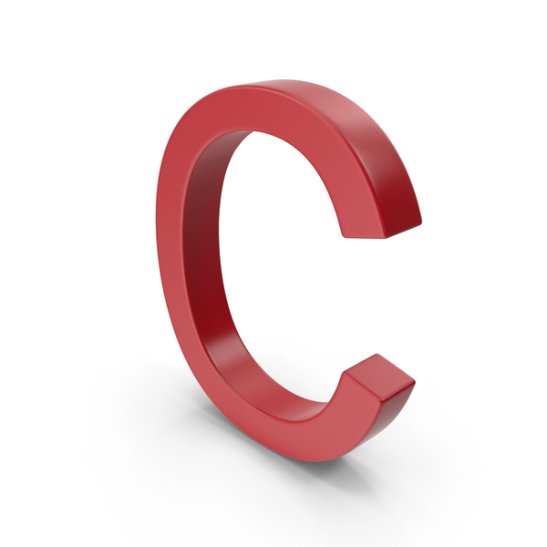 Language: Letter C Red PNG & PSD Images