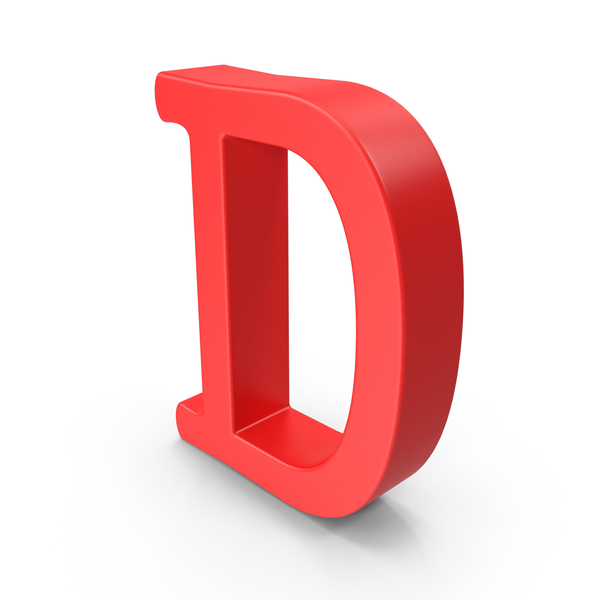 Letter D PNG Images & PSDs for Download | PixelSquid - S122542511