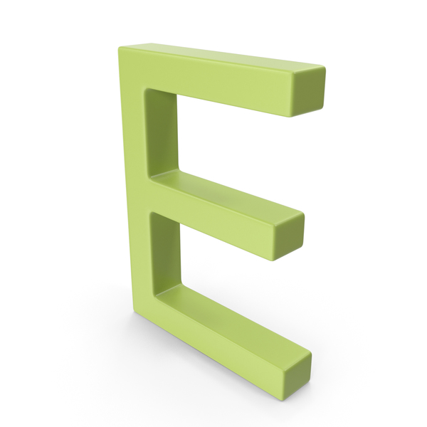 Letter E Light Green PNG Images & PSDs for Download | PixelSquid ...