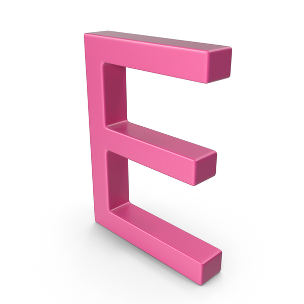 Letter E Pink PNG Images & PSDs for Download | PixelSquid - S115481363