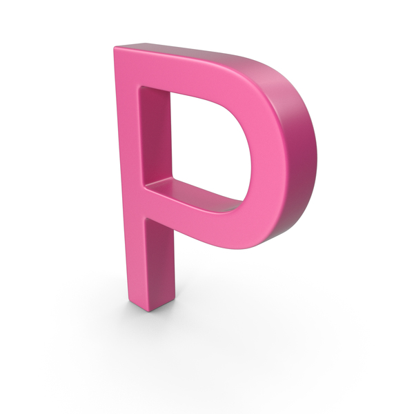 Letter P Pink PNG Images & PSDs for Download | PixelSquid - S115484521