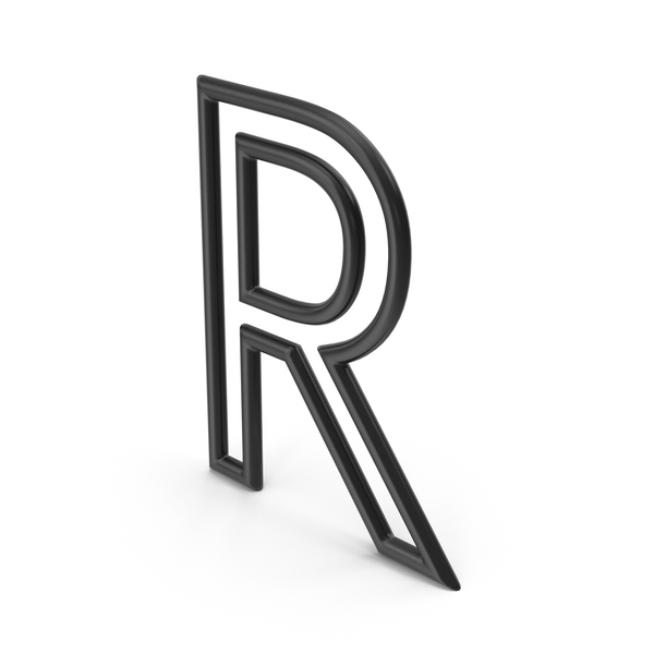 Roman Alphabet: Letter R Black PNG & PSD Images Roman Alphabet: Letter R Black PNG & PSD Images
