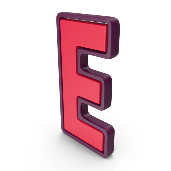 Letter Red E PNG Images & PSDs for Download | PixelSquid - S117451979