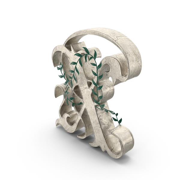 Roman Alphabet: Letter X with Leaves PNG & PSD Images Roman Alphabet: Letter X with Leaves PNG & PSD Images