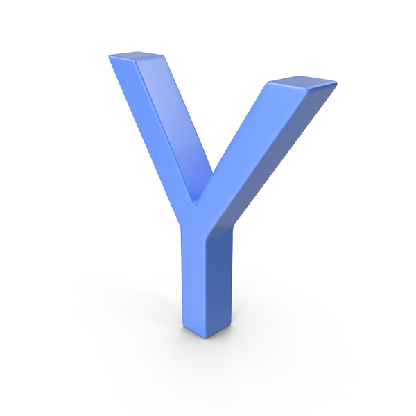 Letter Y Blue PNG Images & PSDs for Download | PixelSquid - S11548608D