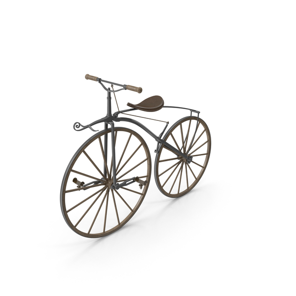 Road Bicycle: Levacher Velociped Boneshaker PNG & PSD Images