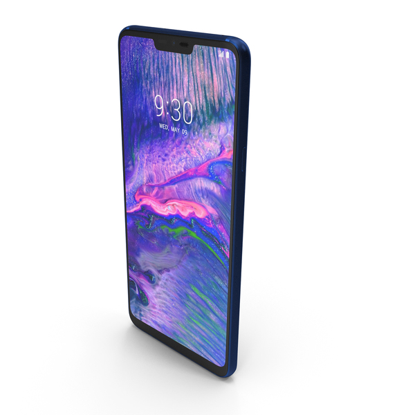 Smartphone: LG G7 ThinQ New Morrocan Blue PNG & PSD Images